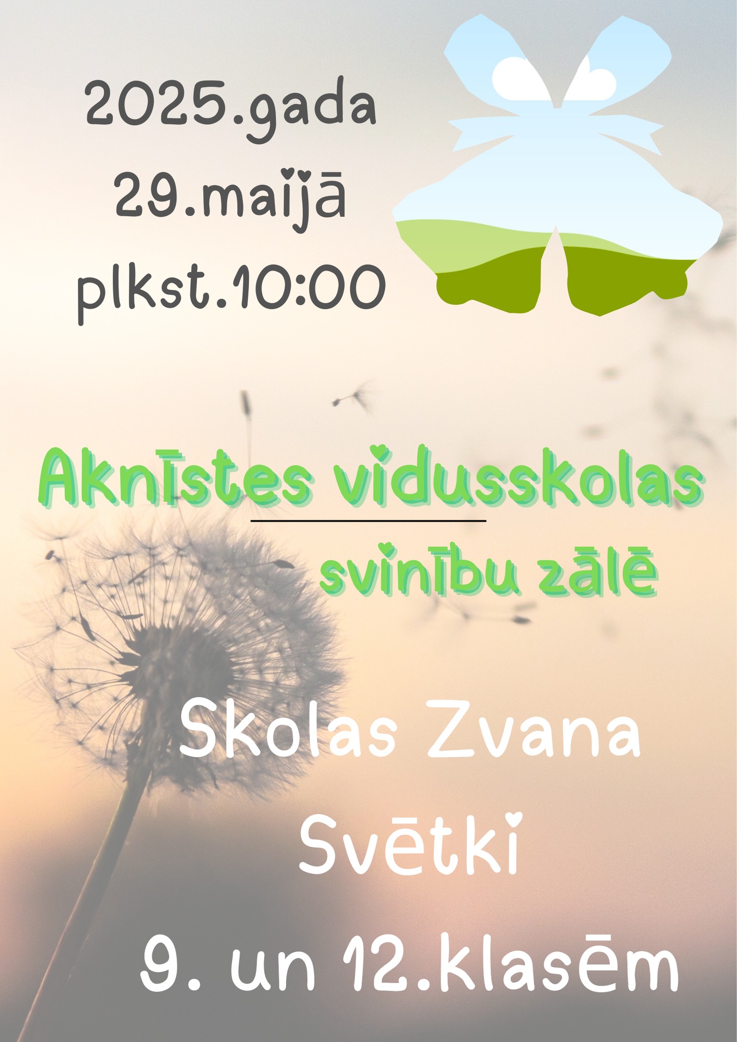 29.05.2025. Skolas zvana svētki