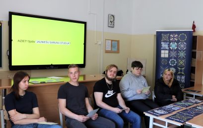 Vidusskolēni piedalās  nodarbībā “Sarunas Sēlijas nākotnei”