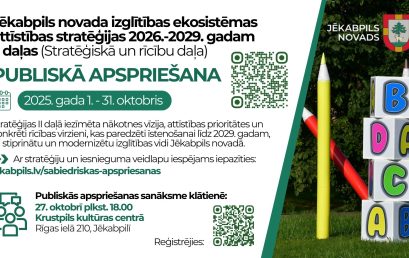 Jēkabpils novada Izglītības ekosistēmas attīstības stratēģija 2026.–2029.