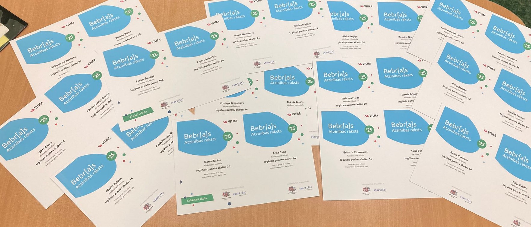 4., 5.klase piedalās VISMA konkursā “Bebr@s”