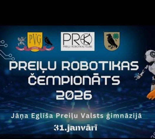 Panākumi Preiļu robotikas čempionātā-2026