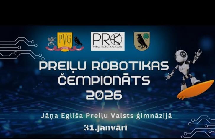Panākumi Preiļu robotikas čempionātā-2026
