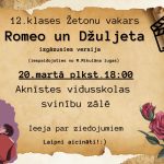 Žetonu Vakara 2026 afiša