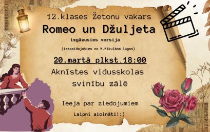 Žetonu Vakara 2026 afiša