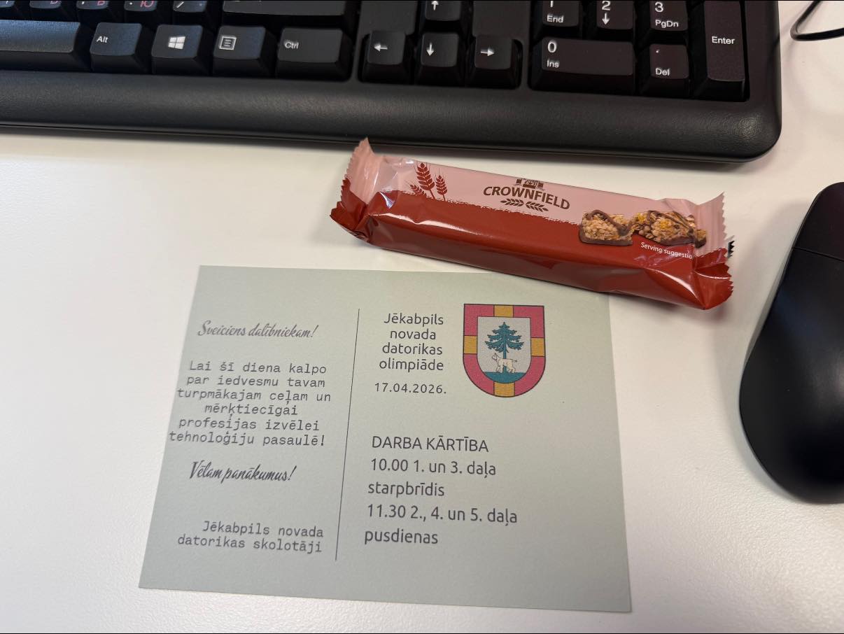 Panākumi Jēkabpils novada Datorikas olimpiādē 7.-12.klasēm