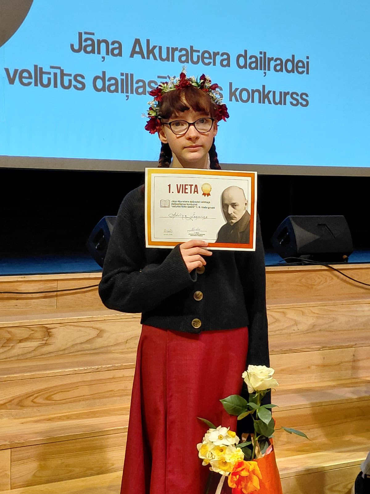 Augsti panākumi daiļlasīšanas konkursā, kas veltīts Jāņa Akuratera daiļradei “AKURATERA GADS” Augsti panākumi daiļlasīšanas konkursā, kas veltīts Jāņa Akuratera daiļradei “AKURATERA GADS”