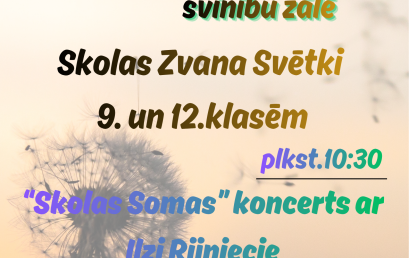 Skolas Zvana svētki 2026