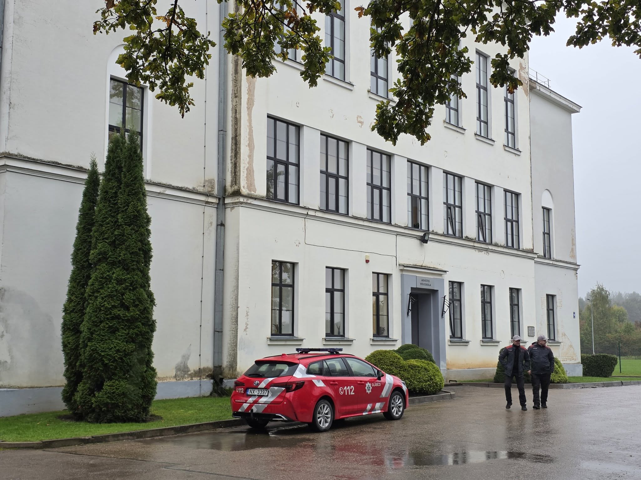 Mācību evakuācija gaisa apdraudējuma gadījumā Mācību evakuācija gaisa apdraudējuma gadījumā